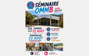 SÉMINAIRE DE L'OMMB 2026/2027